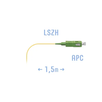 Пигтейл SC/APC SM (0.9) 1.5 m